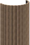 Mexen Ovalo 01 lamelă de perete canelată flexibilă 280 x 36 cm, furnir tehnic, Nuc Întunecat - S130-280-01-044 (S130-280-01-044)
