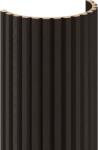 Mexen Ovalo 02 lamele de perete cu caneluri flexibile 280 x 36 cm, furnir tehnic, Stejar Negru - S130-280-02-046 (S130-280-02-046)