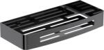 Mexen Laxo-L coș de baie, crom negru - 70A8713-73 (70A8713-73)