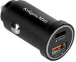 Krüger&Matz Km0873 12-24v - Usb-a /type C Qc3.0 Pd 38w (km0873) - pcone