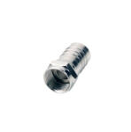 Somogyi Elektronic SOMOGYI Home F 803C F csatlakozódugó, fém, S6TSV kábelre préselhető, egyenes kivitel (F 803C)