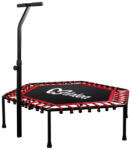 INLEA FITNESS Trambulin kapaszkodóval 130 cm - piros (IN03-0001) - kertaktiv