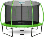 INLEA ULTIMATE Jump Trambulin belső védőhálóval 366 cm - világoszöld (IN01-0020) - inlea