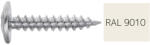  Lapos nagyfejű önmetsző lemezcsavar 4, 2x19mm festett RAL9010