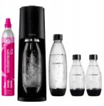 SodaStream Szódakészítő Gép SodaStream Terra fekete vízhez 3 palack CO2 gázpatron (5902701856373)