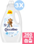 Coccolino Sensitive & Soft öblítő XXL 3x2, 99 liter [360 mosás]