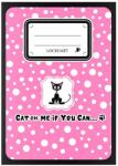 ICO A5 leckefüzet - Cats Dots