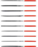 TOYA YT-6165 Tűreszelő készlet fémhez 5x180x85mm 10 részes (6165) (YT-6165)