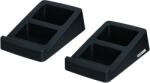 StableDesk Set 2 suporturi pentru boxe de birou StableDesk, Inclinat 15°, anti-vibratii, Pentru boxe bookshelf si monitoare studio, Optimizeaza directia sunetulu (SD-251-S)