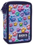 DERFORM Penar cu trei compartimente, echipat cu rechizite model Lăbuțe 3D - BackUp, Penar