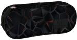 DERFORM Penar cu fermoar, formă ovală, model Cyber Black - BackUp Penar