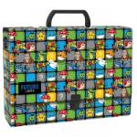 DERFORM Mapă din carton laminat cu mâner, închidere cu clemă, A4, model Mario - Derform, 10 cm