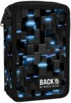 DERFORM Penar cu două compartimente, echipat cu rechizite model Iron Blue - BackUp, Penar