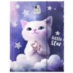 DERFORM Dosar documente din carton, A4, închidere cu elastic, Cleo&Frank, model Little Star