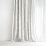 Goldea draperie decorativă luca - linii bej 280x150 cm