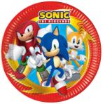  Sonic Sonic papírtányér 8 db-os 23 cm