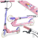  Gyerek roller, Ricokids Kodi, lila, 14, 5 cm PU kerekek, összecsukható, állítható kormány, kézifék és lábfék, ABEC-7 csapágy, 3-8 éveseknek, max. 50 kg