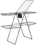 5five Simple Smart Suport de rufe pliabil Atmosphera Mojave cu aripi, otel gri, 125x60x160 cm (JJ-140963)