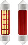 AMiO Set 2 becuri auto LED AMIO C5W 41mm Canbus 12-24V, 20 SMD 4014 alb (AM01634)