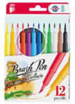 ICO Ecsetirón készlet, ICO "Brush Pen", 12 különböző szín (9580080053) - iroszer24