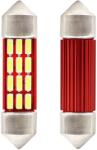 AMiO Set 2 becuri auto LED C5W 39mm Canbus 12-24V, lumina alba (AM01633)