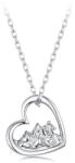 BeSpecial Colier argint Dragoste de Munte cu Zirconia (CZT0147)