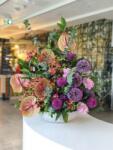 ImodFlowers Aranjament floral receptie cu anthurium si allium