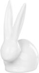MagicHome Decoratiune de Paste iepuras cu urechi lungi, portelan alb, 13, 1 cm (8091588)