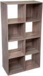 5five Simple Smart Biblioteca 5Five Mix n’Modul cu 8 compartimente, finisaj natural bej (JJ-160478) Biblioteca