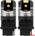 AMiO Set bec LED Canbus 3156 P27W PRO Series, 4x3030 SMD, alb, 12/24V (AM03587)