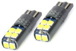 AMiO Bec pozitie LED T10 W5W CANBUS alb 12V-24V, 10 SMD 3030, set 2 buc AMIO (AM02447)