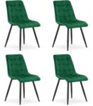 FDY Set 4 Scaune Bucatarie/Dining Spirit Catifea Verde