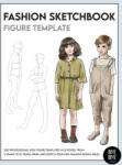 Bye Bye Studio Fashion Sketchbook Kids Figure Template | Bye Bye Studio