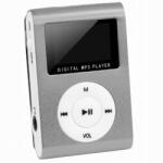 Setty MP3 lejátszó Fülbe Helyezhető Fülhallgató képernyővel, ezüst MicroSD (GSM014535)