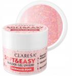 Claresa Soft&Easy Mermaid Pink Építő zselé 12g Tejpirosító szemcsékkel (5903819838084)