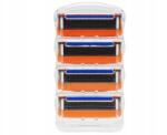  Penge Utántöltő Cserélhető Ollók Helyettesítők Gillette Fusion x4 Borotvákhoz (Wkłady Gillette Fusion 5)
