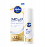 Nivea Sun Primer Daily Uv szérum fényvédő krém 2in1 SPF50+ 30ml (na słońce lato z filtrem uv)
