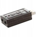 SAVIO Külső hangkártya 7.1CH Usb 2.0 mini Jack 3, 5mm 16 bit Savio AK-01 (SAVAK-01)