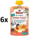 Holle Bio Panda Őszibarack 100% gyümölcspüré őszibarack, sárgabarack, ban 100 g (7640161877092)