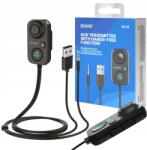 SAVIO Aux Transmitter Bluetooth 5.1 Usb vevőegység Savio TR-13 kihangosító (SAVFMTRANSTR-13)