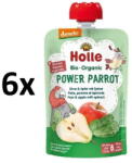 Holle Bio Power Papagáj 100% körte-, alma- és spenótpüré 100 g (7640161877368)