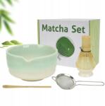 Bedee Matcha Tea Szett Japán Stílusban Kerámia Színátmenetes Zöld 5 Ele