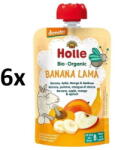 Holle Bio Banán Láma 100% gyümölcspüré banán, alma, mangó, sárgabarack 100 g