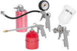 Strend Pro Kompresszor készlet, Strend Pro Airtool W-2005A1, 5 db, manométeres, festékszóróval, lefújó/felfújó, permetező, tömlő (TC115460) (TC115460)