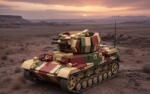  Flakpanzer IV Wirbelwind, légvédelmi tank epitokeszlet (mould083)