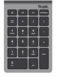 TRUST Tastatura Trust numerica wireless Xalax , numar taste 22, gri (TR-25709) - azetshop