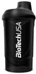 BioTechUSA Keverőpalack Biotech Wave Shaker 600ml fekete-füst