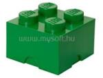 NHG LEGO STORAGE BRICK 4 tárolódoboz 5, 6 literes, zöld (NHG_40031734) (NHG_40031734)