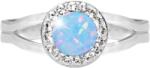 JSB Bijoux Opál Swarovski kristálykövekkel Light Blu 92700040l-bl (Ag925/1000, 2, 08 g)