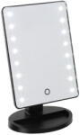 DomoClip Oglinda iluminata DomoClip DOS153, 16 LED-uri , baza cu depozitare de bijuterii , Negru (DOS153) - esmart